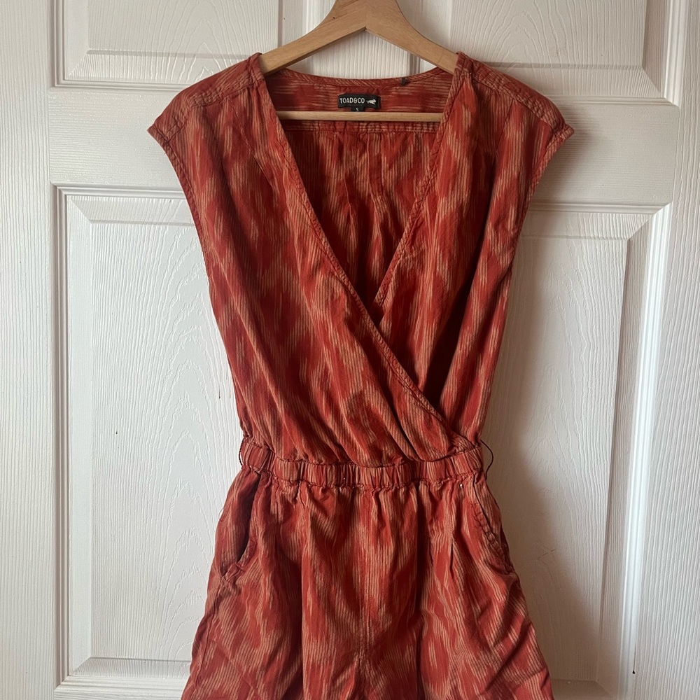 Toad&Co Rust Romper